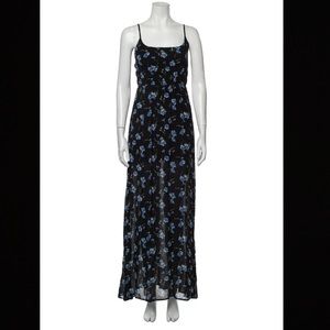 Reformation floral print maxi dress, size small